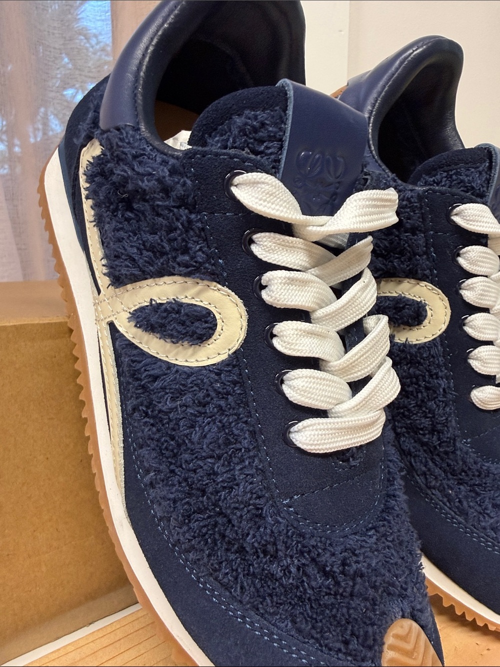 Women’s Loewe like Flow Runner Sneakers - Picture 4 of 15
